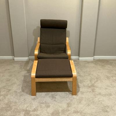 Ikea Poäng Chair And Ottoman