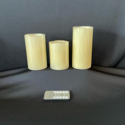LED Candle Set With Remote 