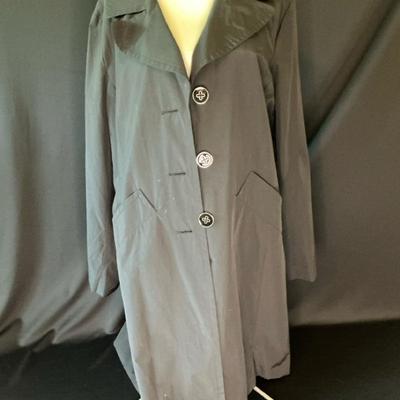 Two Womens Jackets: Green And Black 