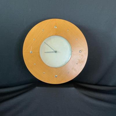 Michael Graves Design Wooden Wall Clock