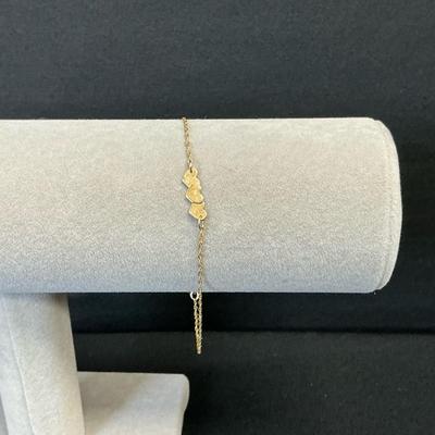 14K Gold Sweetheart Ankle Bracelet