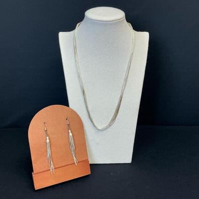 Liquid Silver Jewelry Set 