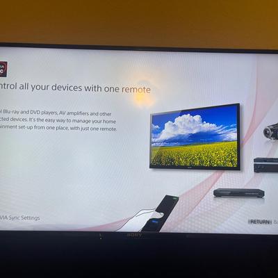 Sony 40” Bravia TV Model KDL-40R350D And Remote  