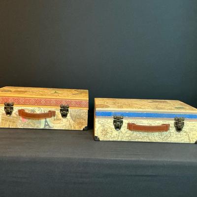 World Traveler Decorative Suitcase Box 