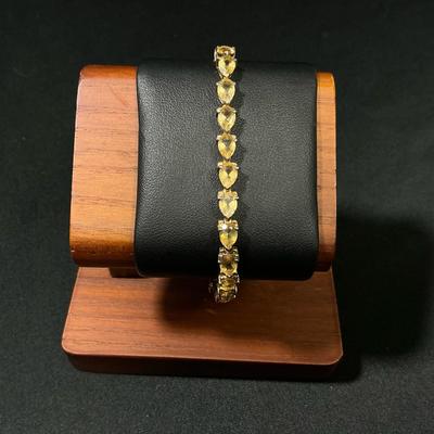 Sterling Silver Citrine Bracelet 