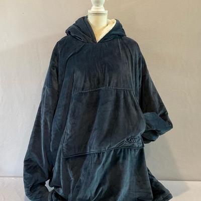 The Comfy Oversized Blue Hoodie