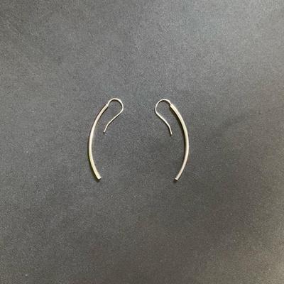 14K White Gold Earrings