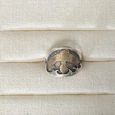 14K Gold & Sterling Roderick Tenerio Men’s Ring