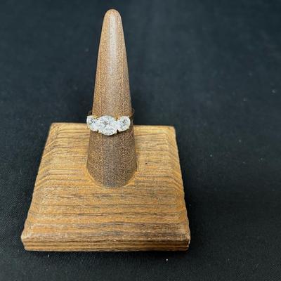 14k Gold + Cubic Zirconia Ring 