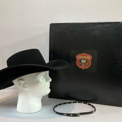 Cavender‘s Ranch Collection, Black Hat, Size 71/4