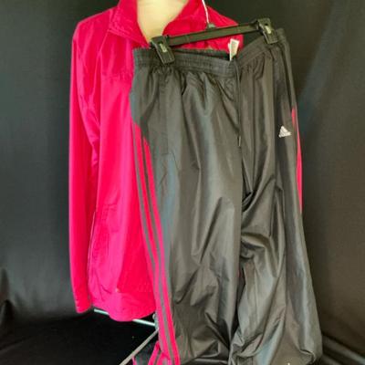 Adidas Track Suit- Hot Pink And Black 