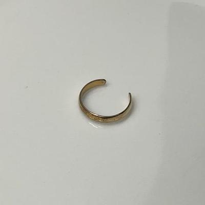 14K Gold Toe Ring