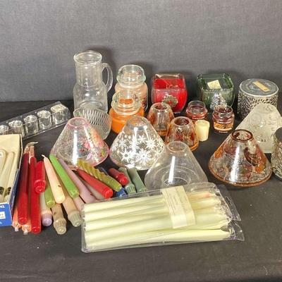 Tapered Candles and Yankee Candles
