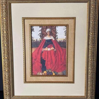 Cowper Print "Our Lady of the Fruits of the Earth"