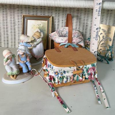 Longaberger Basket Spring Decor