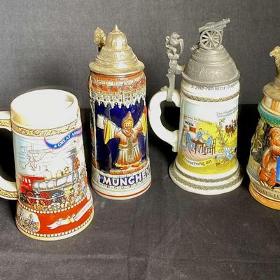 Vintage Beer Steins