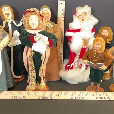 Vintage Byer's Choice Holiday Dolls