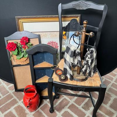 Ladder Back Chair And Home Decor