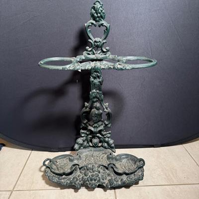 Wrought Iron Victorian Style Umbrella Stand