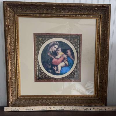The Madonna Of The Chair Print