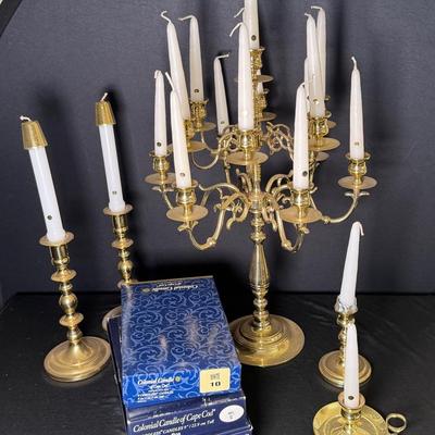 Baldwin Brass Candle Holders 