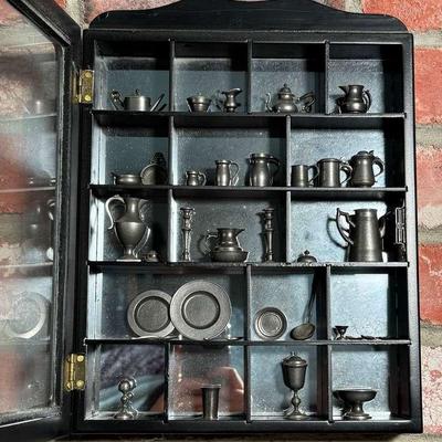 Franklin Mint Miniature Pewter Collection