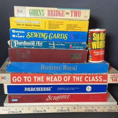 Vintage Game Boards And Cards
