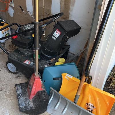 Snow Removal And Power Shovel