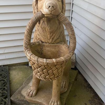 Welcome Dog Statue