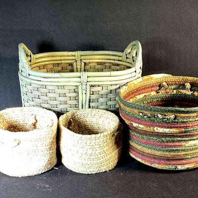 Woven Storage Baskets 