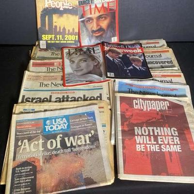 90's & 2000's Breaking News Headlines - Journalism