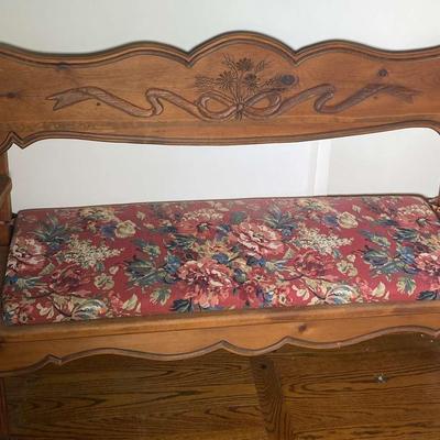 Vintage Wood Bench 