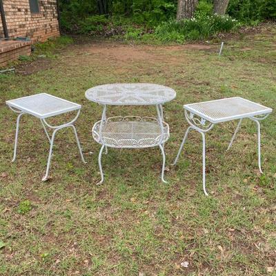 3 Metal Tables
