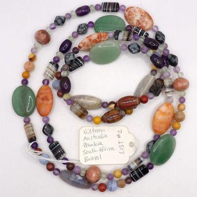 Natural Stone Jewelry from Different Countries