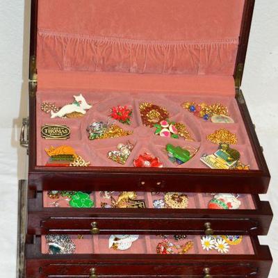 Jewelry Box with Costume Jewelry