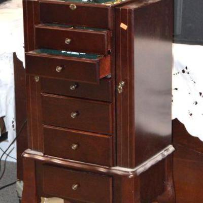Jewelry Box with Costume Jewelry