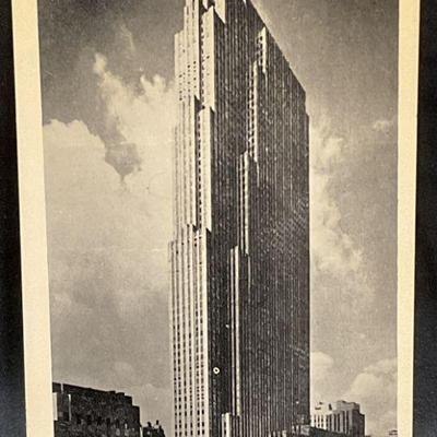 1938 RCA Building New York City Postcard
