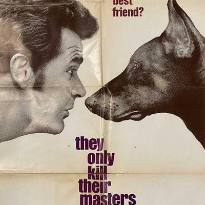 1972 They Only Kill Their Masters Original Poster
