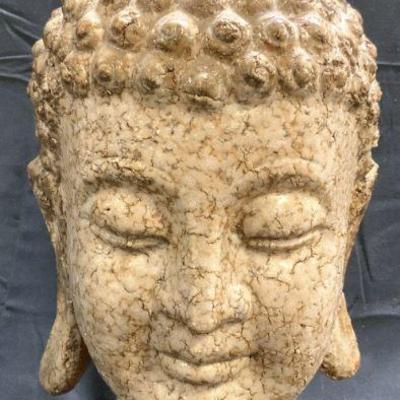 85: Tibet Shakyamuni Amitabha Ceramic Buddha Head
