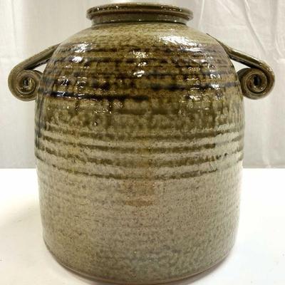 70: SVEND BAYER Signed Vtg Handcrafted Ceramic Urn
