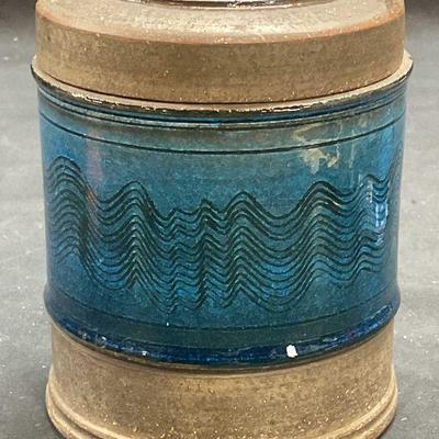 166: MCM Herman Kahler Stoneware Covered Jar, Denmark
