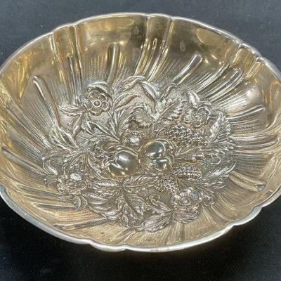 Antq S Kirk & Son Sterling Silver Repousse Bowl
