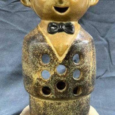 190: Vtg Nayoga Otagiri Ceramic Candle Holder Incense
