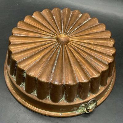 REIN KUPPER GERMANY Round Ribbed Copper Mold
