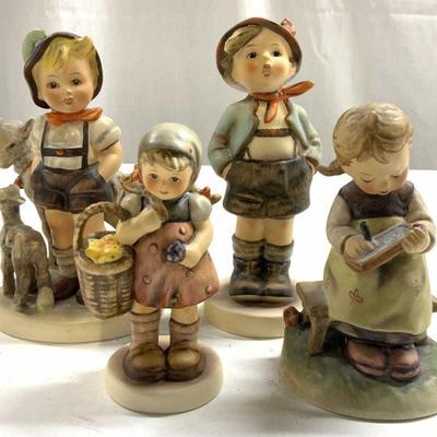 MI HUMMEL GOEBEL Lot 4 Porc Figures GERMANY
