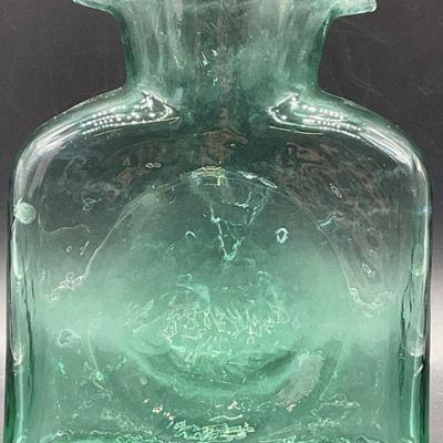 163: BLENKO GLASS Vintage Double Spout Water Pitcher
