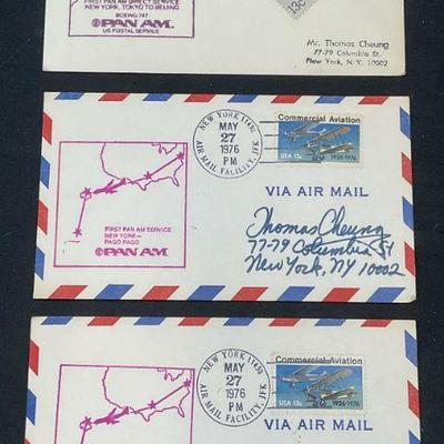 1970s/80s Pan Am First Service Airline Ephemera
