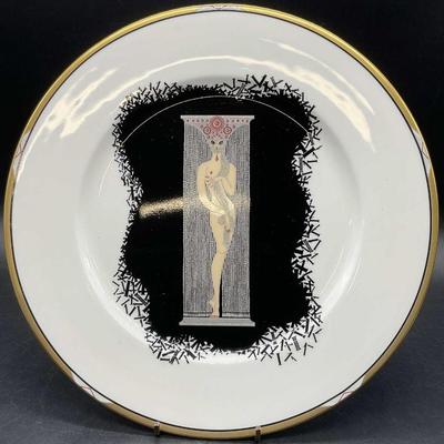 1987 ERTE THE NUMERALS 1 A3201 Bone China Plate
