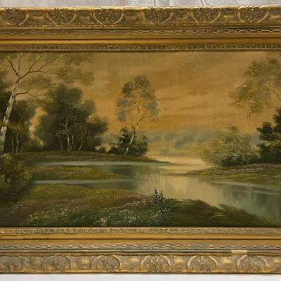 67: Signed Paul Kujal Landscape Oil Painting
