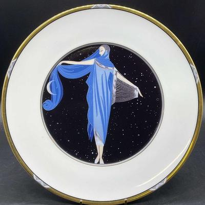1988 ERTE MOONLIGHT UH200 Fine China Plate, WG
